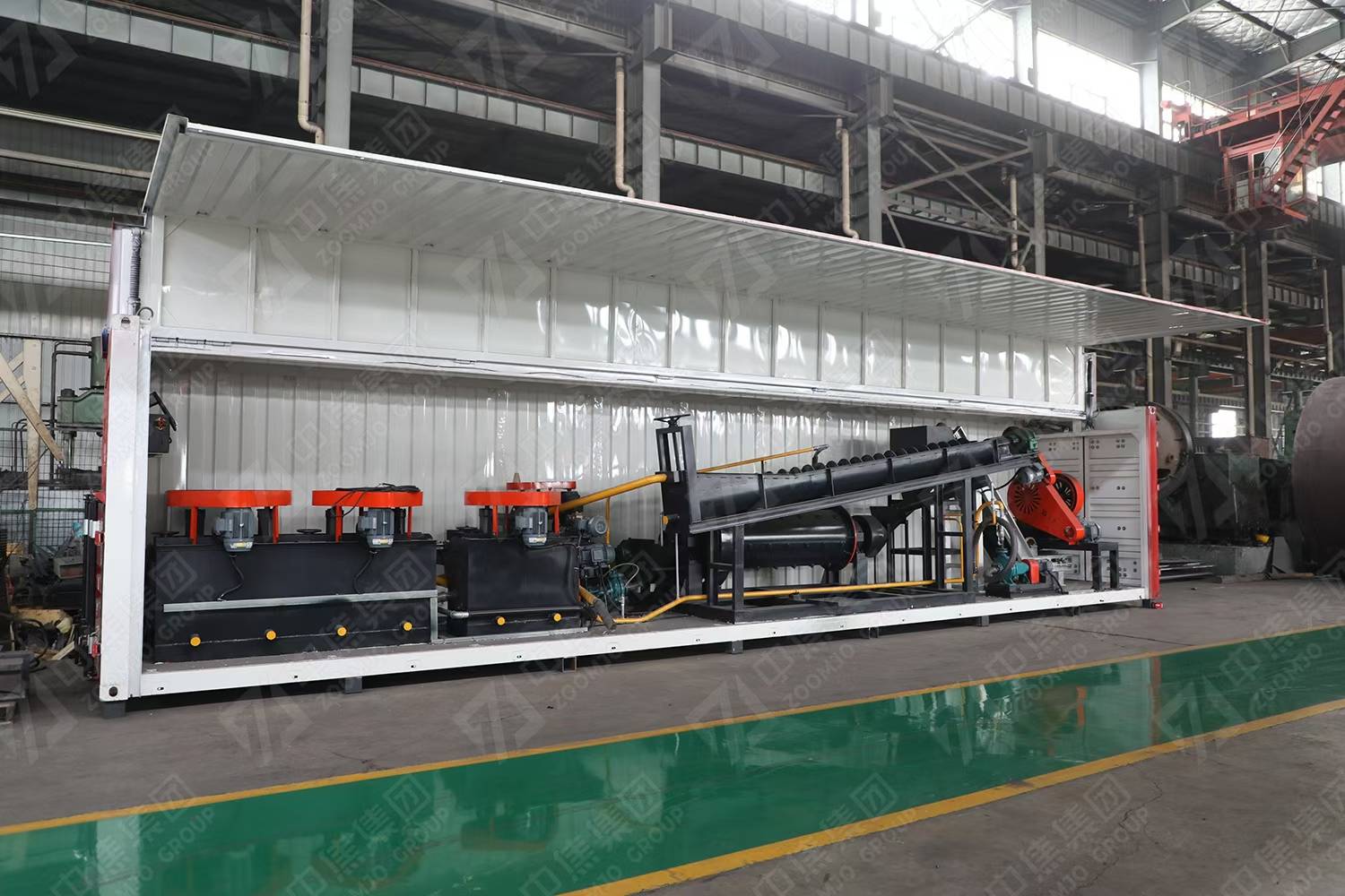 中焦礦機中試選礦試驗線建成